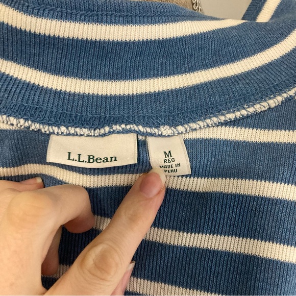 LL Bean Vintage Half Zip Sweater - M - Picture 6 of 8